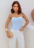 CROPPED STRAPLESS IZA