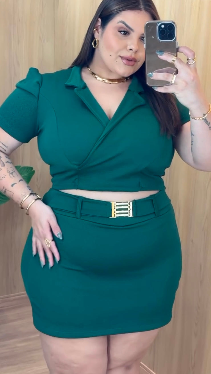 SHORT SKIRT SET BELA (PLUS)