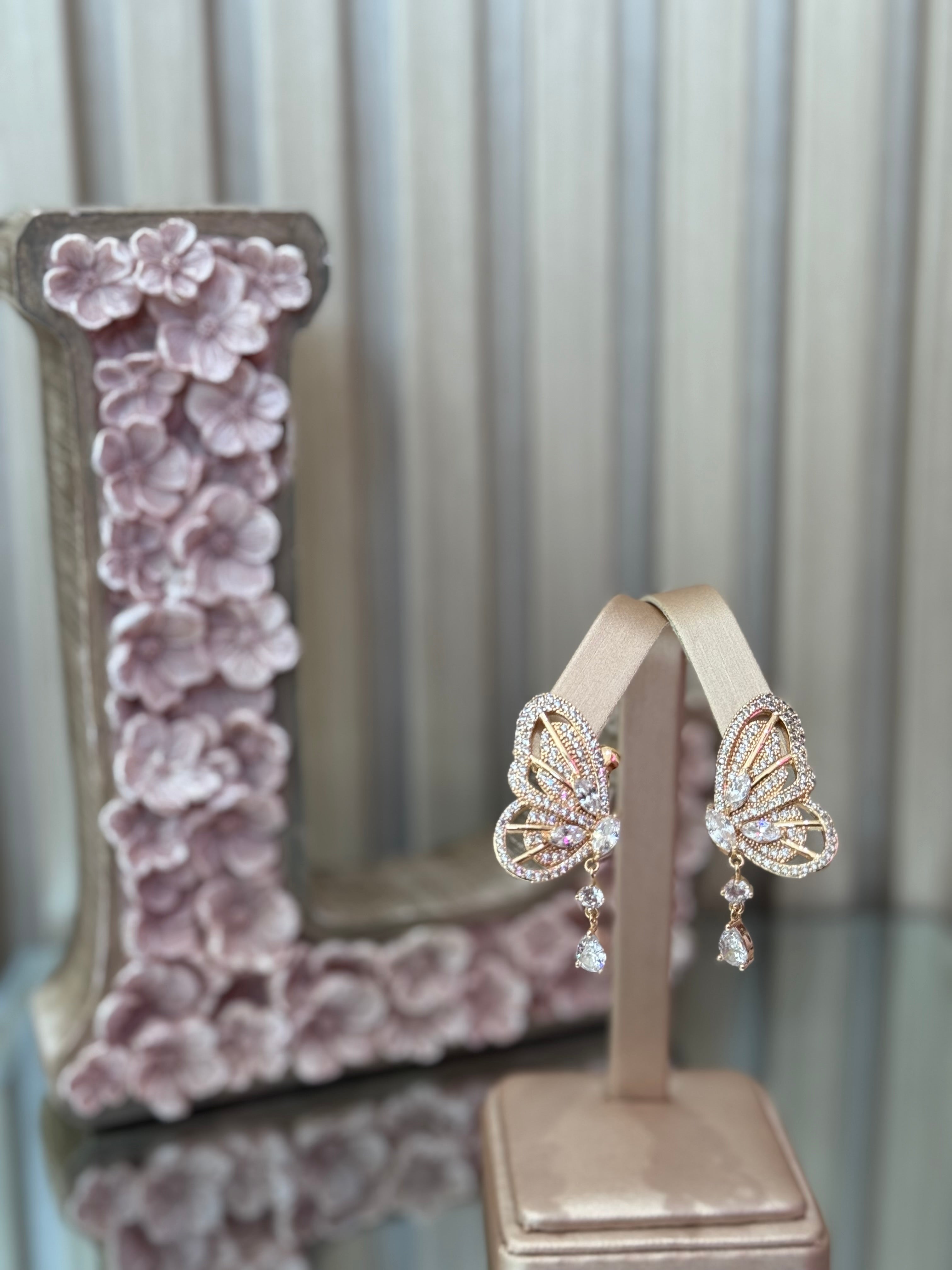 EARRING BUTTERFLY LUXURY