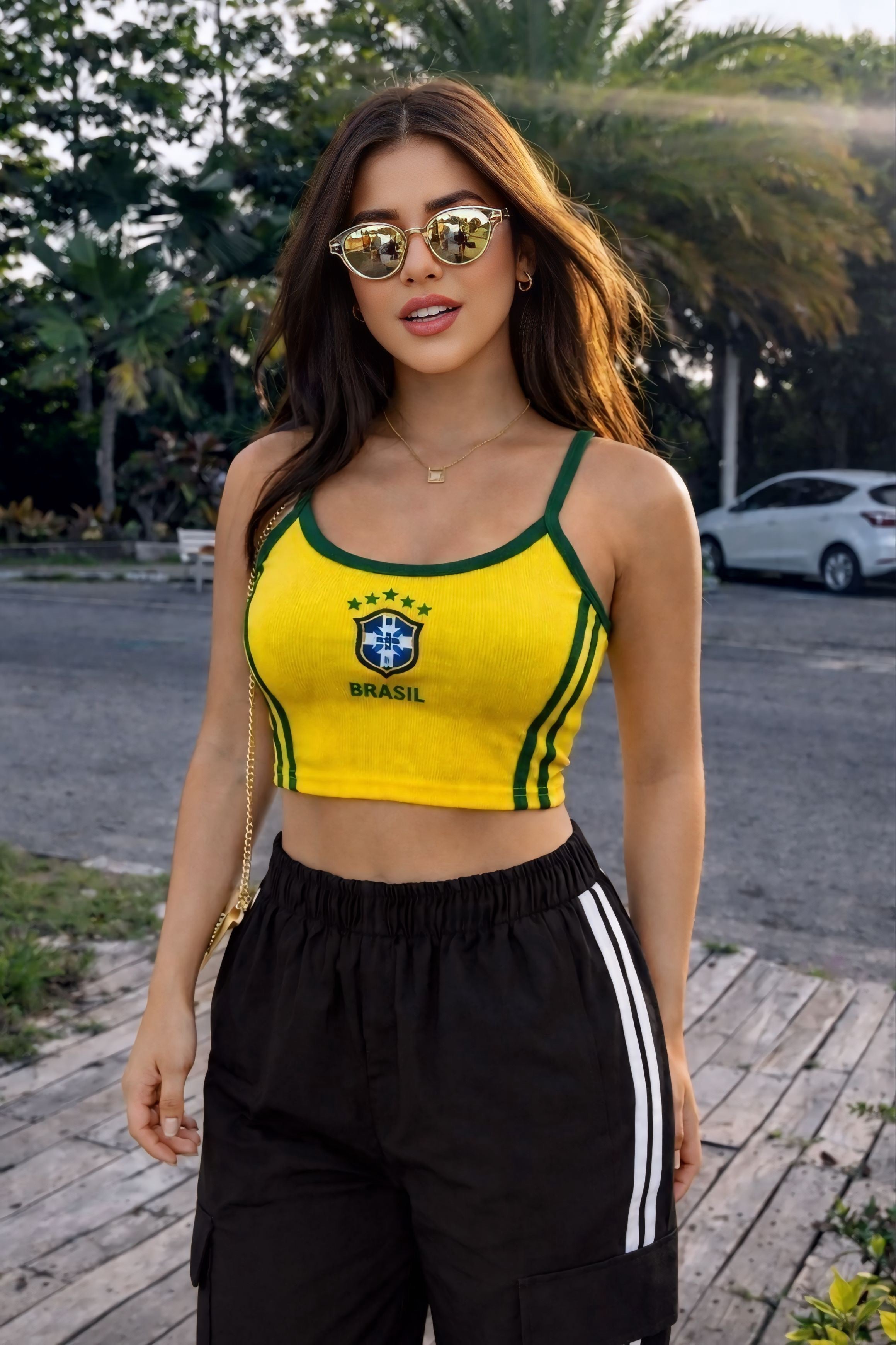 CROPPED STRAP BRASIL