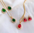 NECKLACE RIVIERA DROP SET