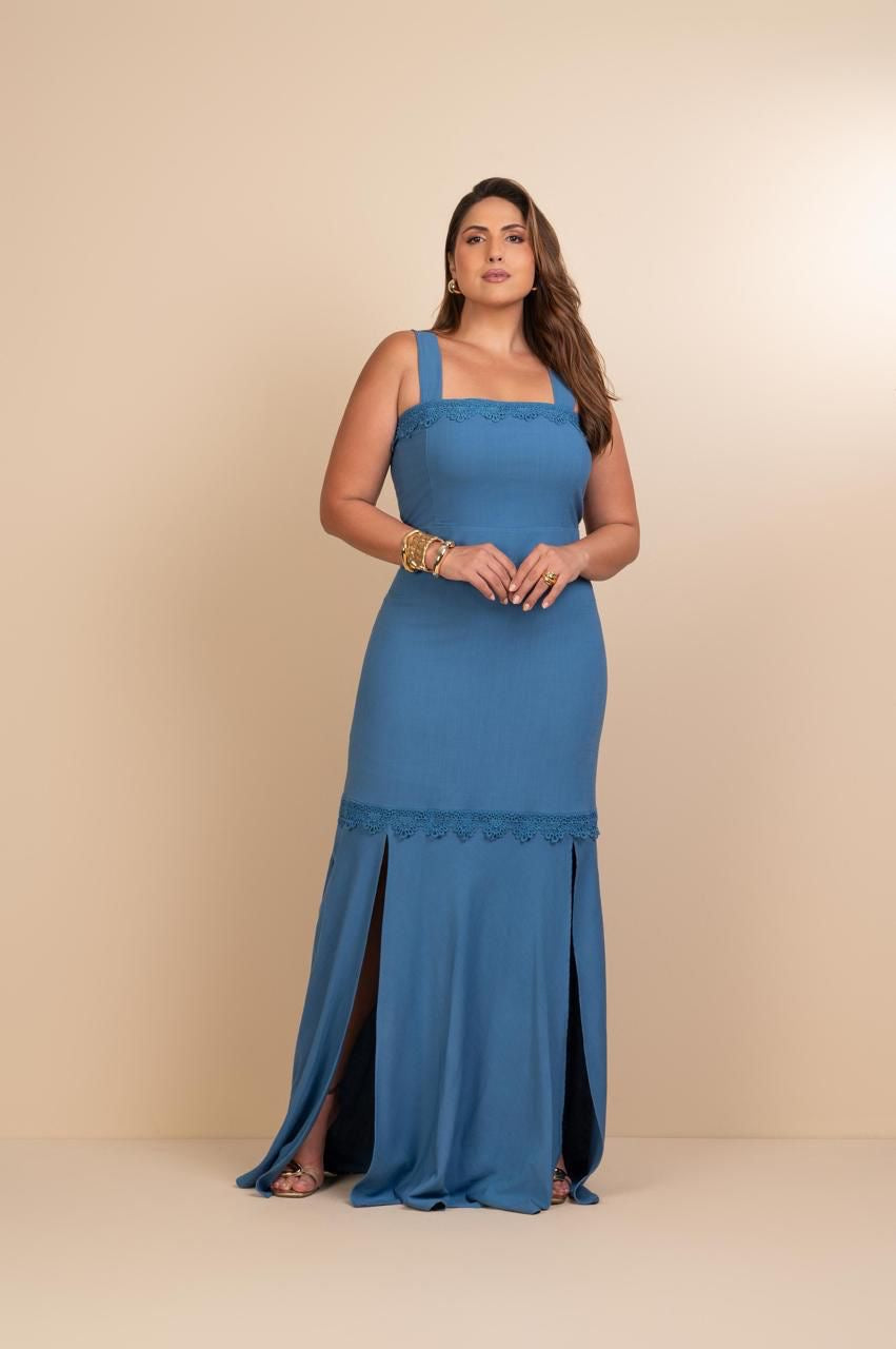 DRESS LONG CHARLOTE (PLUS)