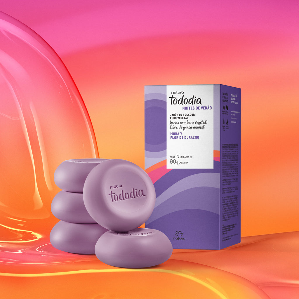 Blackberry and Peach Blossom Pure Vegetable Bar Soap