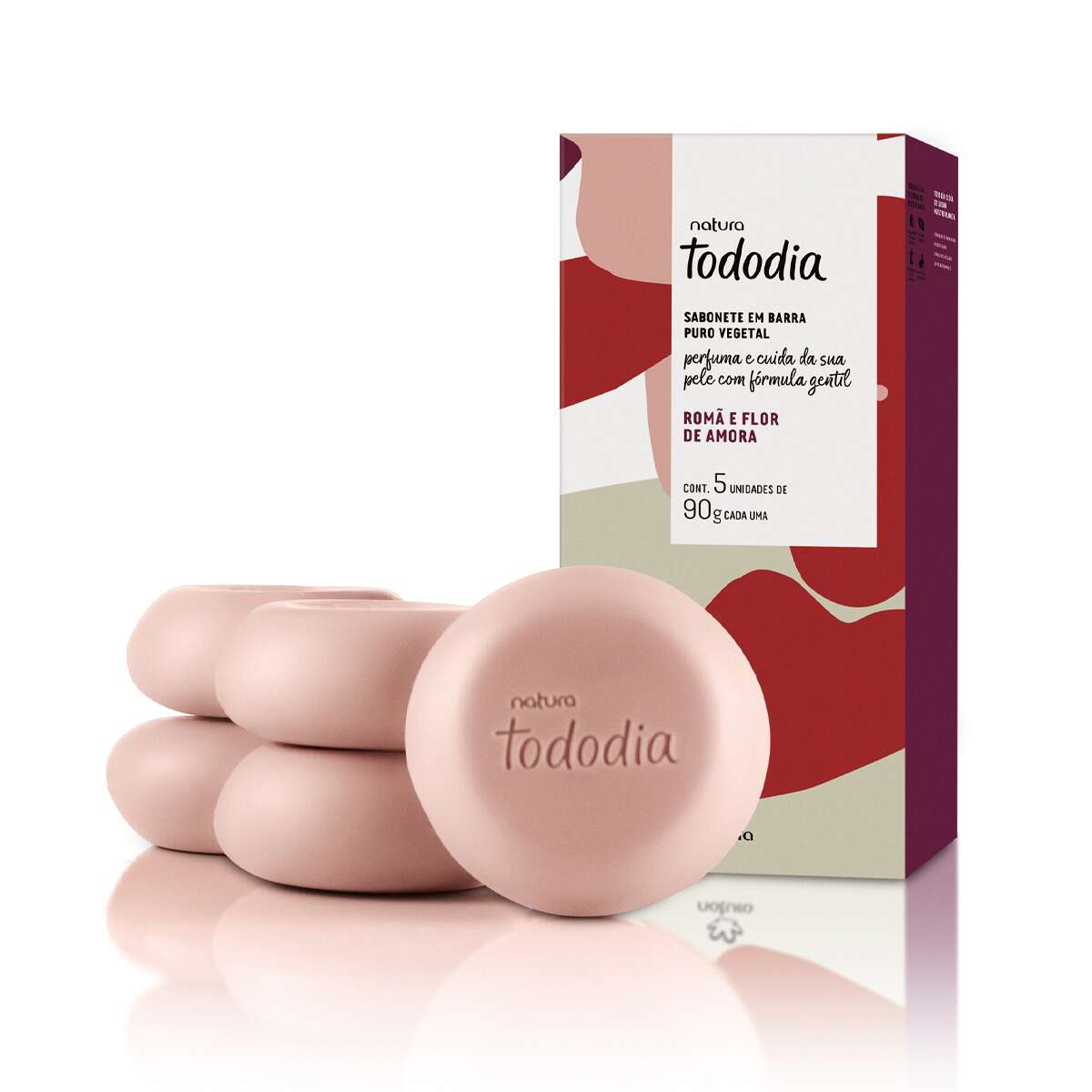 Pomegranate and Blackberry Flower Pure Vegetable Bar Soap