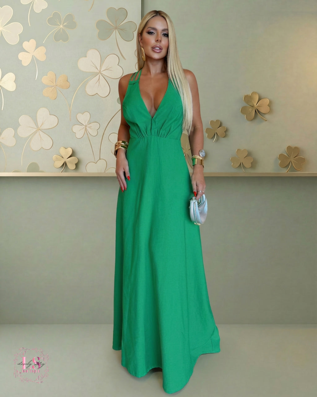 DRESS LONG LILA
