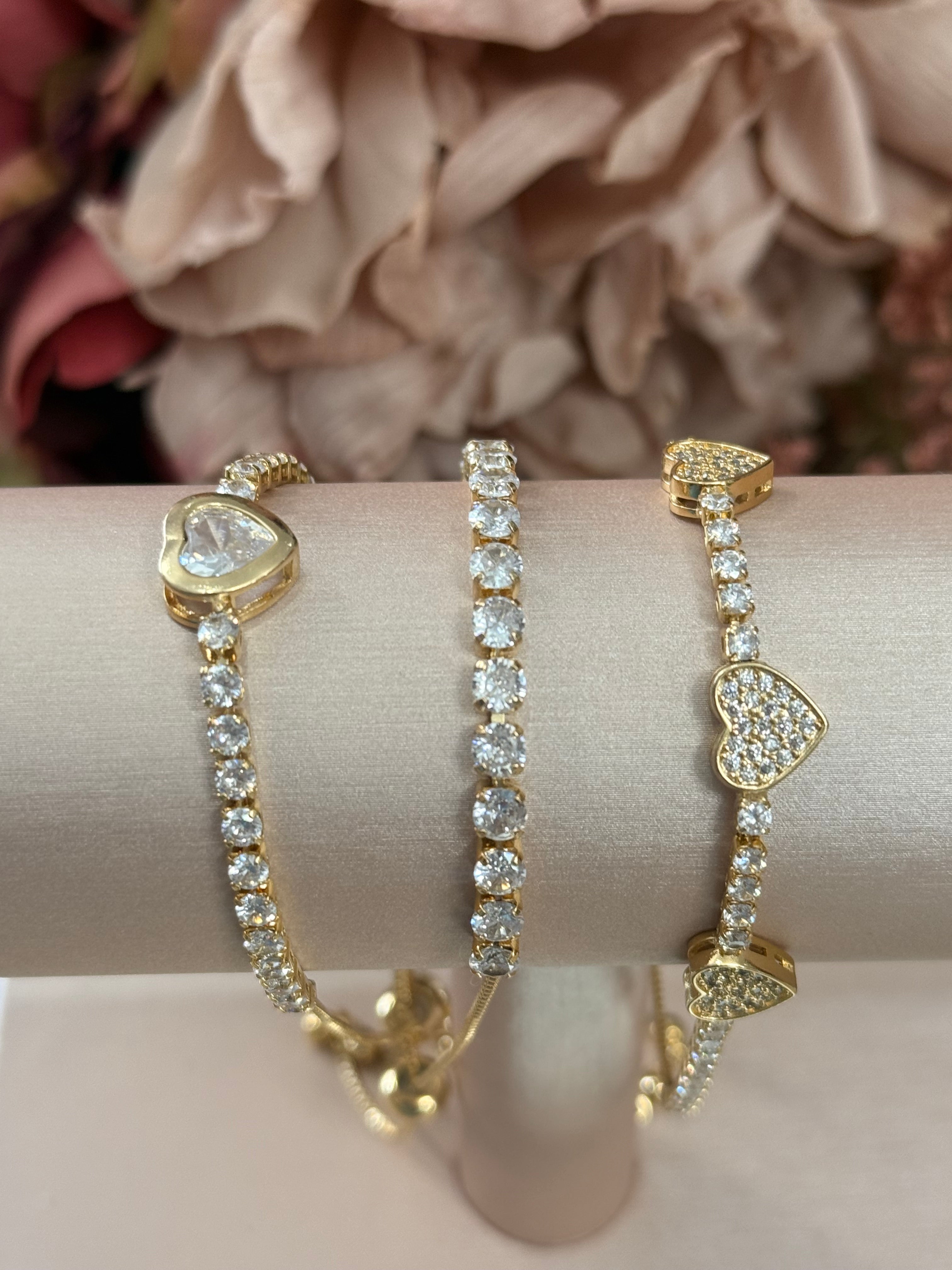 ADJUSTABLE HEART BRACELET