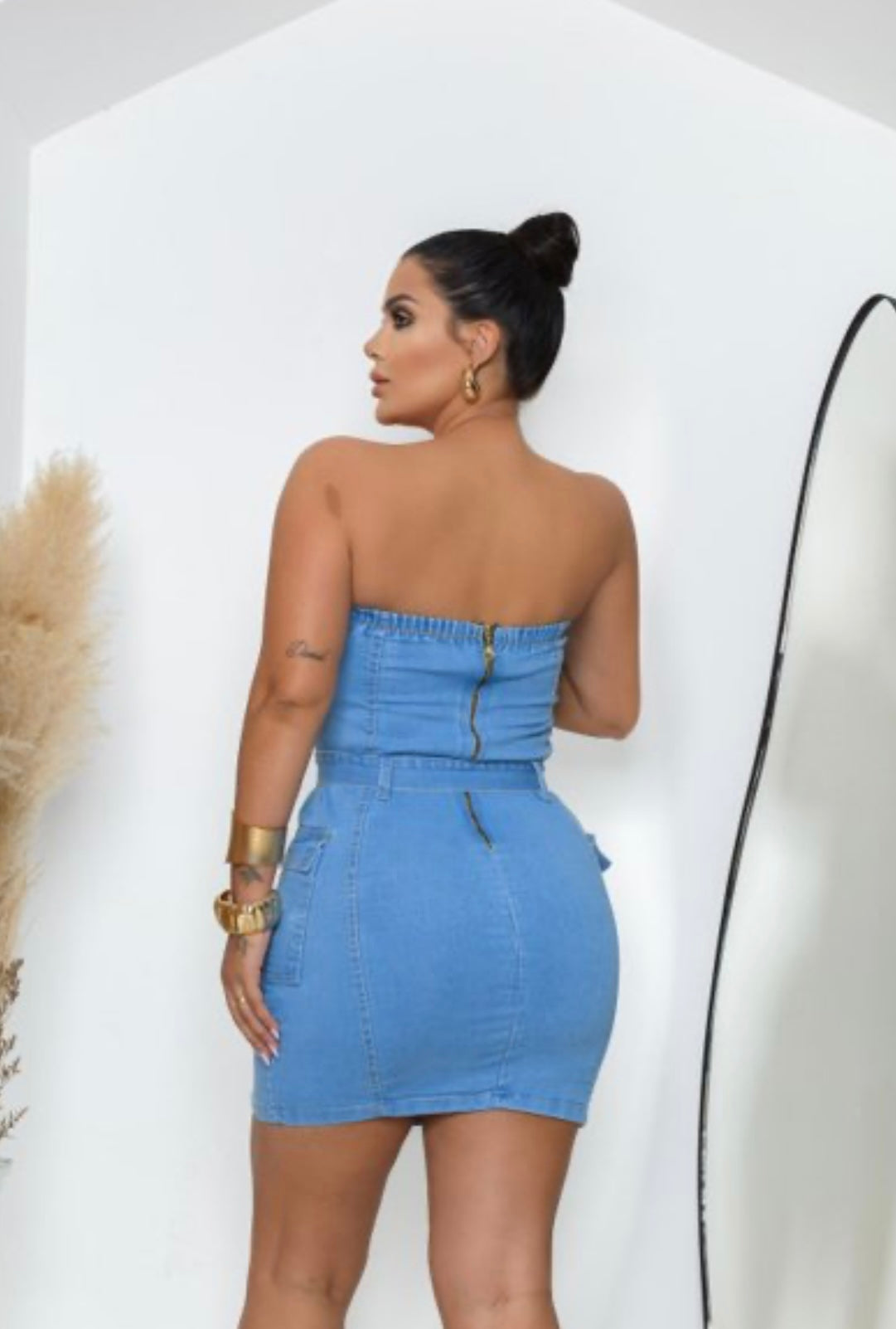 DRESS DENIM LARA