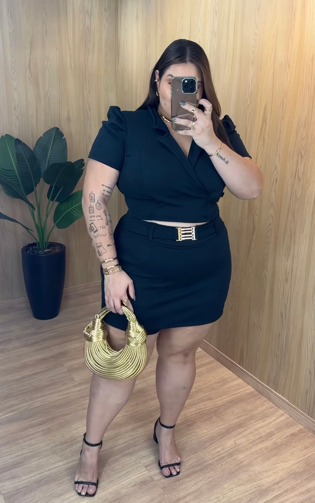 SHORT SKIRT SET BELA (PLUS)
