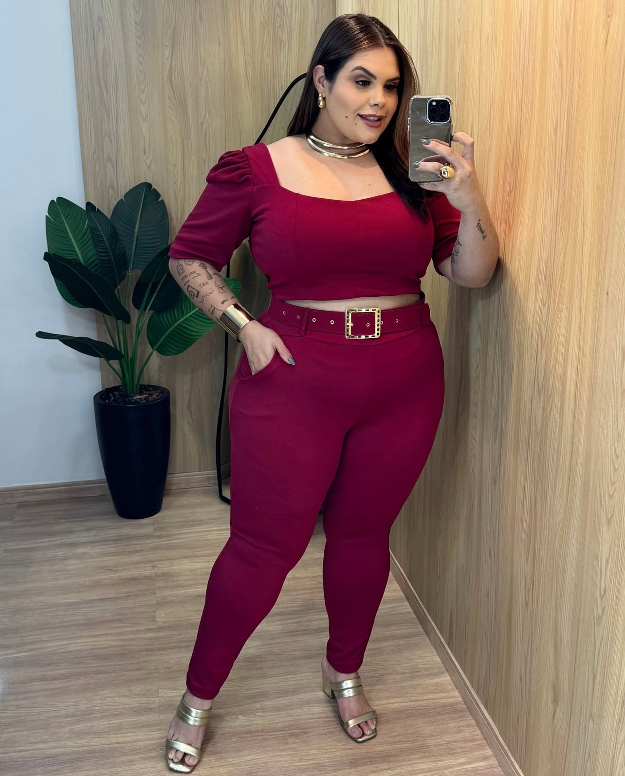 PANTS SET BARBARA (PLUS)