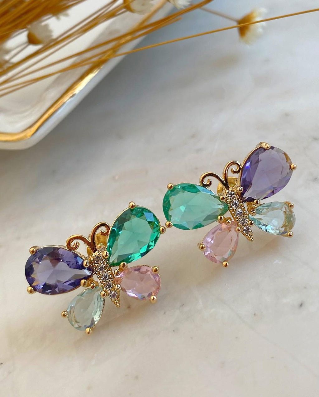 BUTTERFLY NECKLACE SET