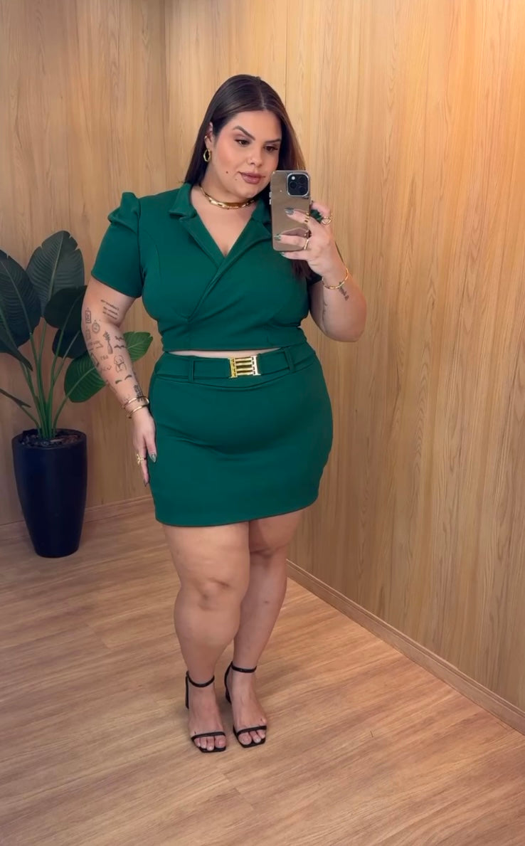 SHORT SKIRT SET BELA (PLUS)