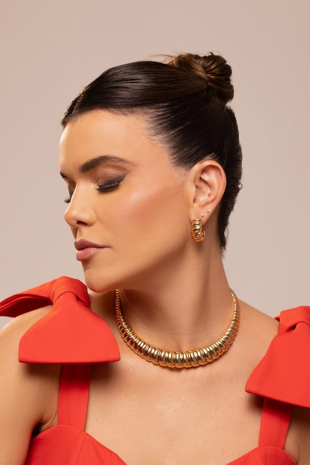 TWISTED NECKLACE SET