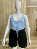 BLOUSE BOW TIE (BLUE)