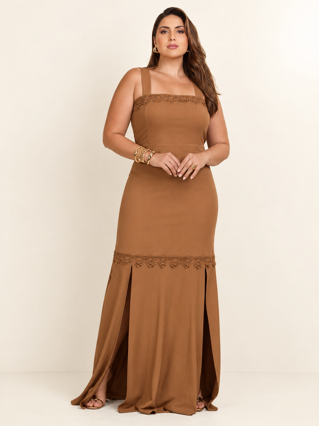 DRESS LONG CHARLOTE (PLUS)