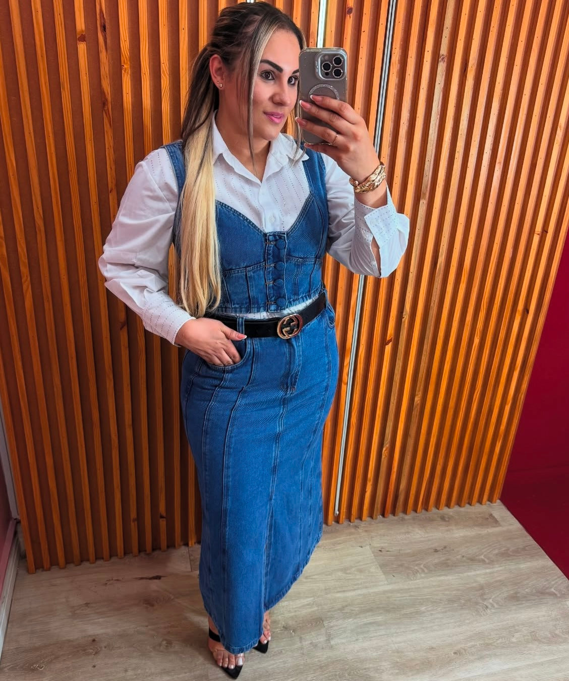 SKIRT MIDDLE DENIM SET