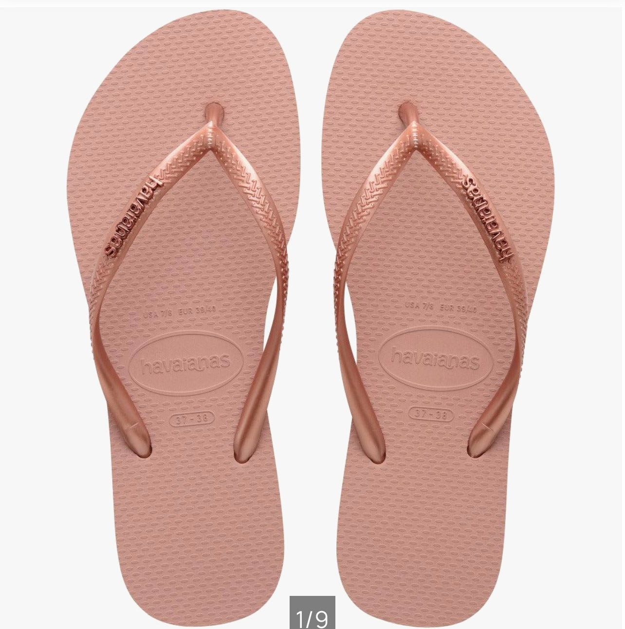 HAVAIANAS SLIM METALLIC