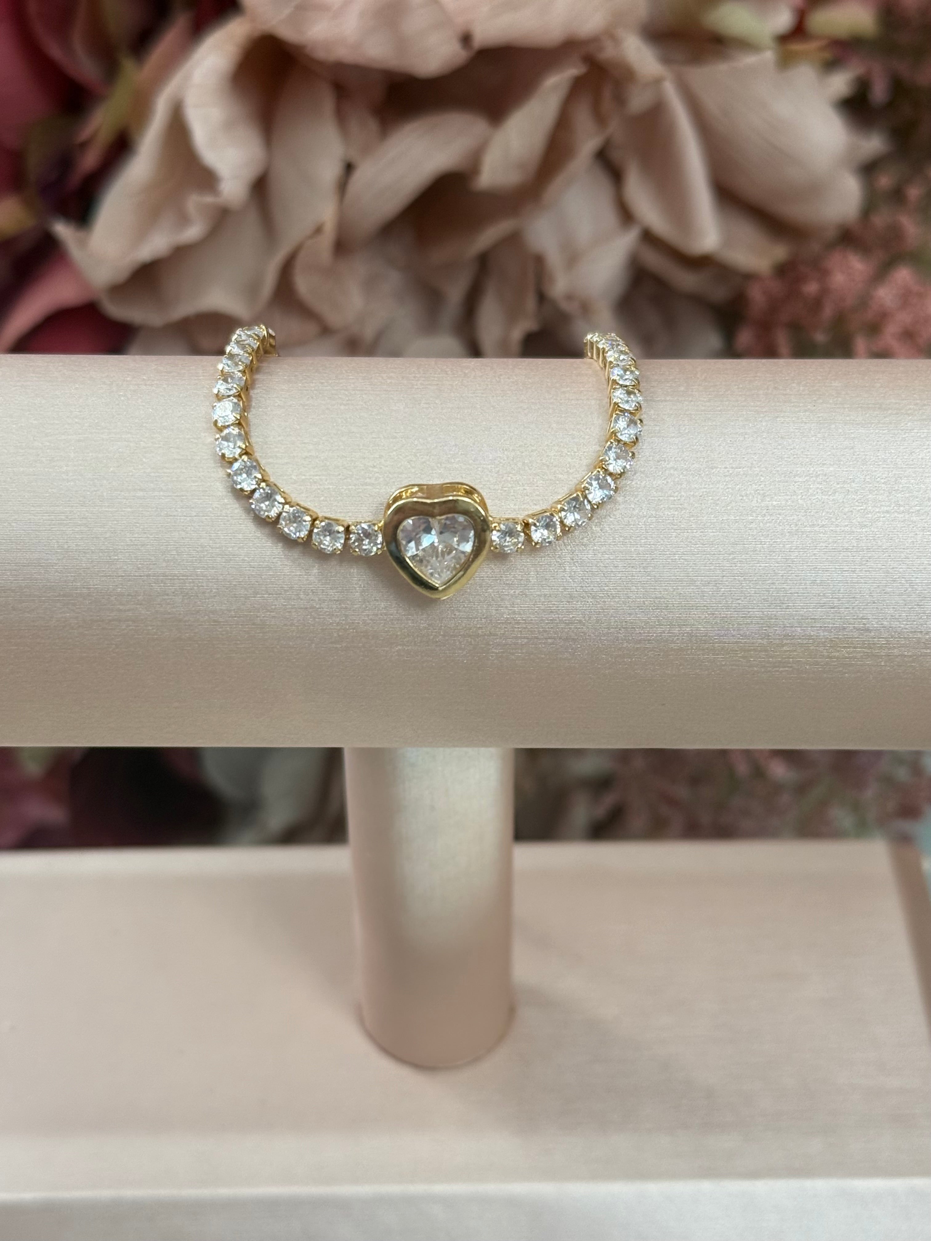 ADJUSTABLE HEART BRACELET