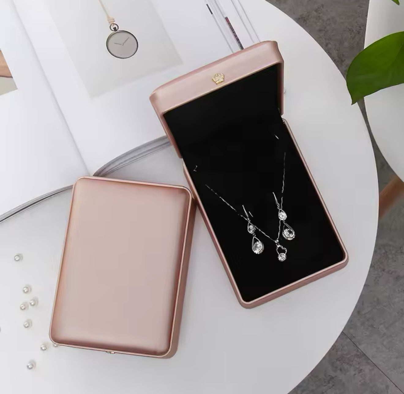 LEATHER JEWELLERY BOX