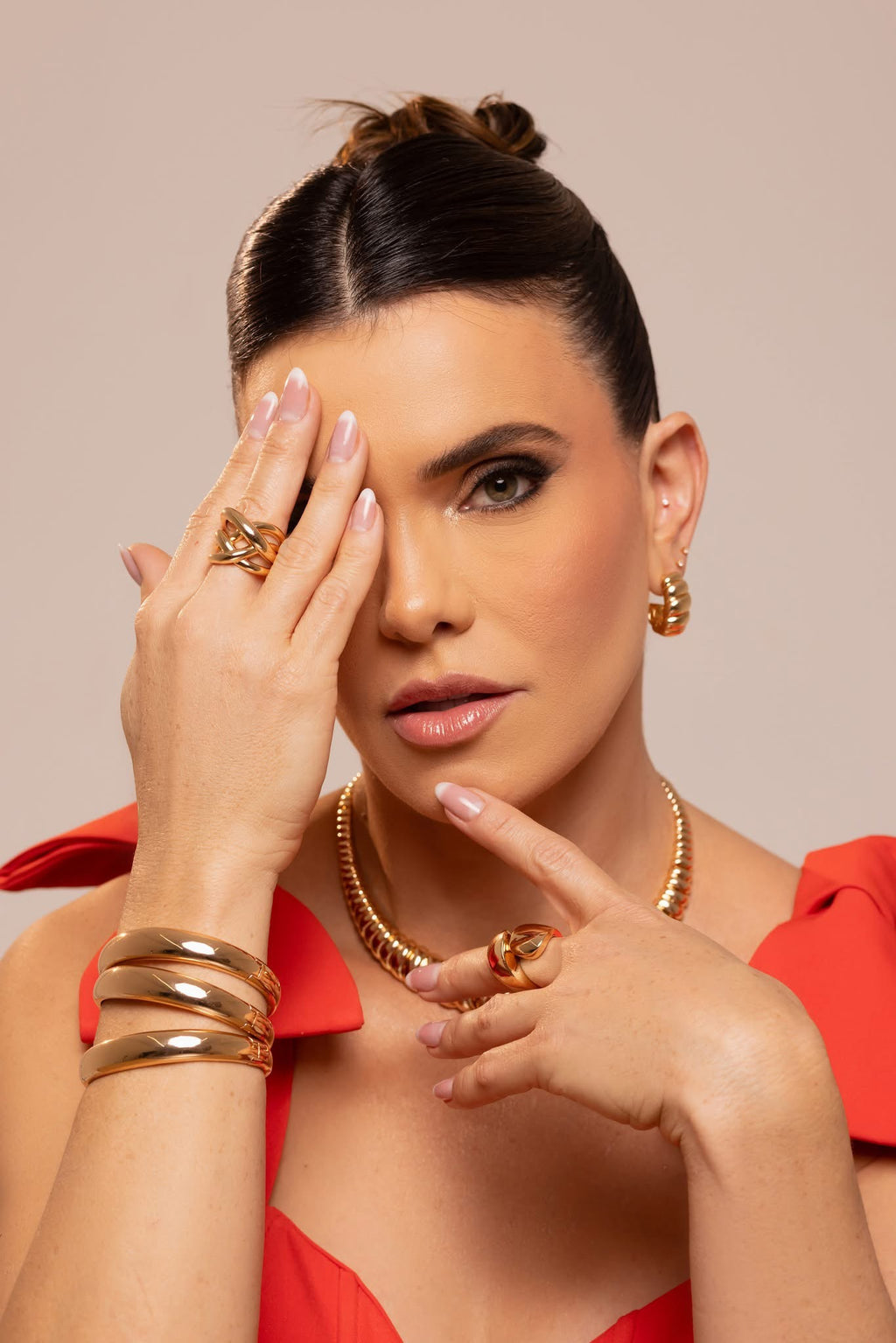 TWISTED NECKLACE SET