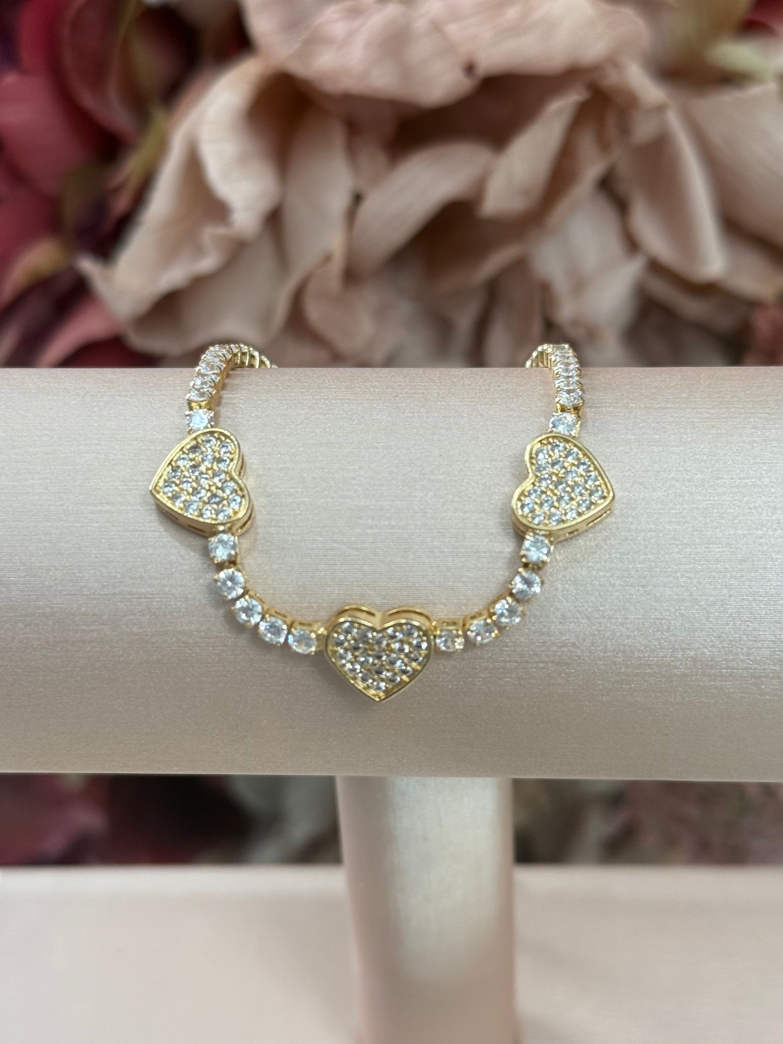 ADJUSTABLE HEART BRACELET