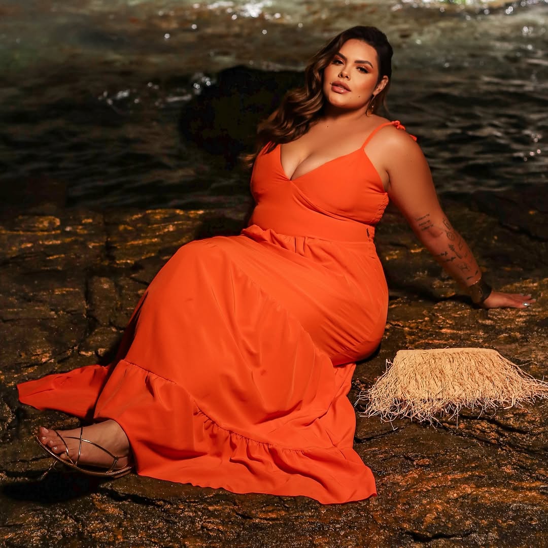 DRESS LONG LIZ (PLUS)