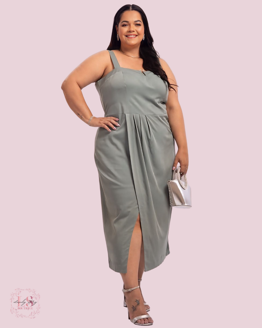 DRESS MIDDLE MIRELA (PLUS)