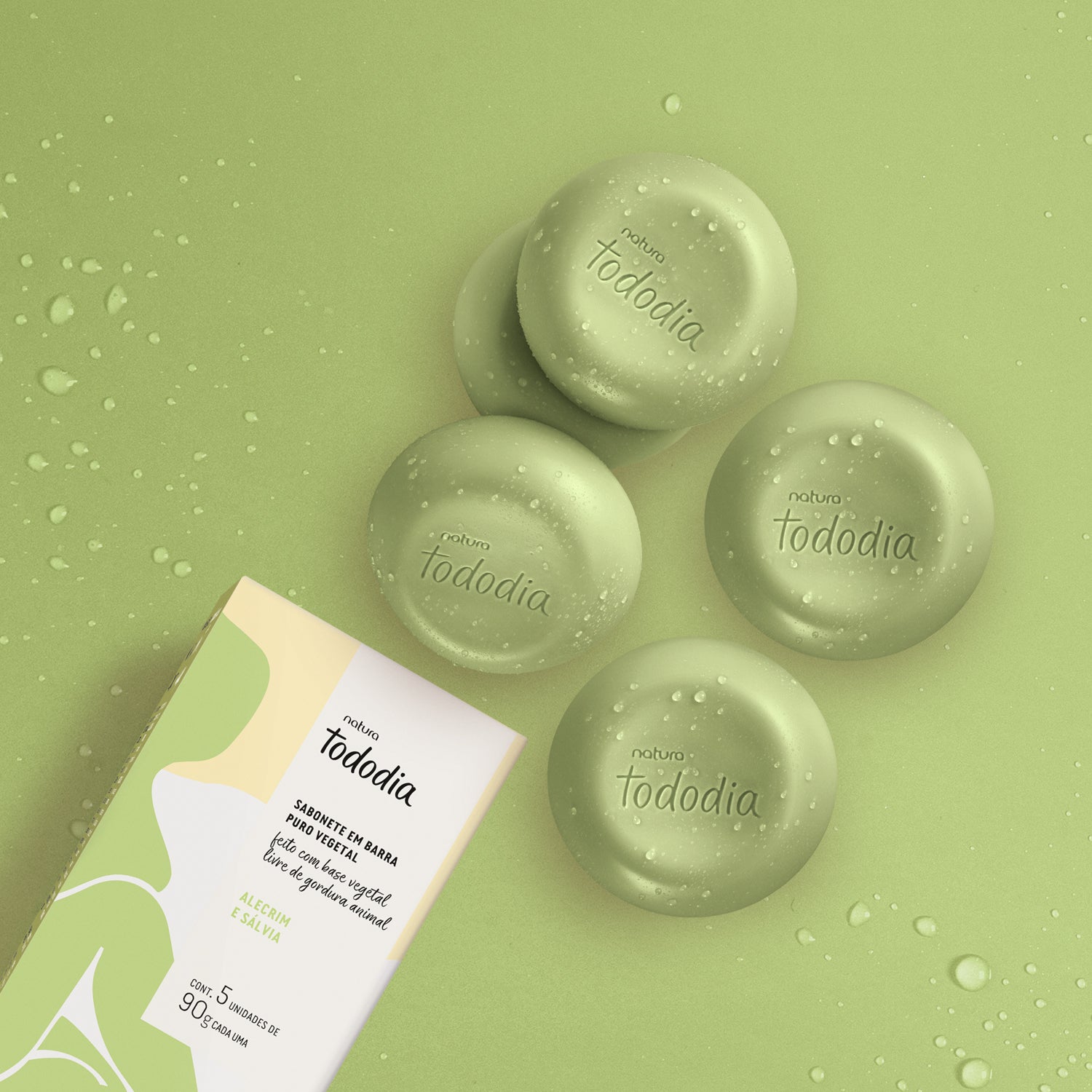 Pure Vegetable Bar Soap Rosemary and Sage