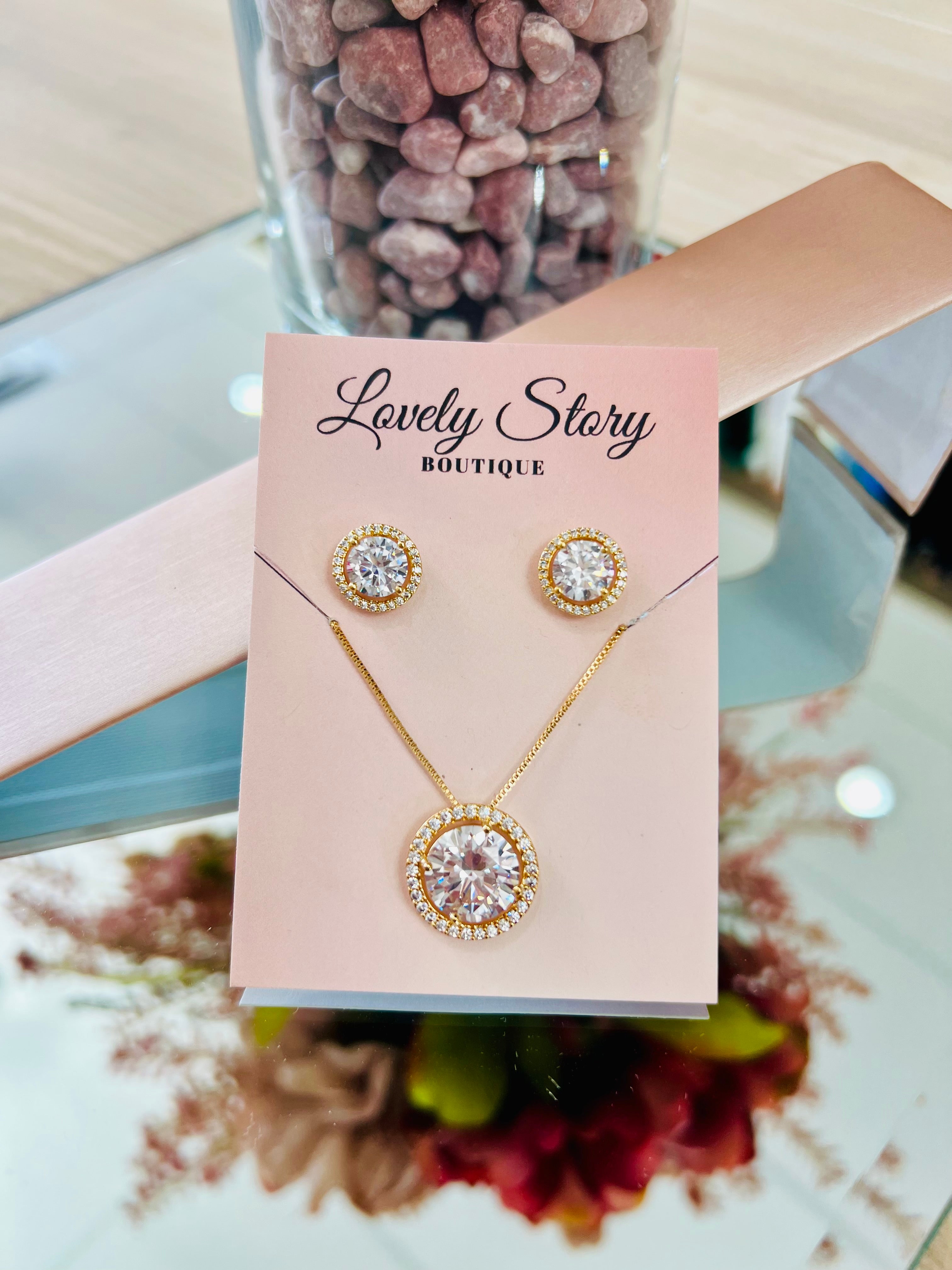 NECKLACE CRYSTAL SET