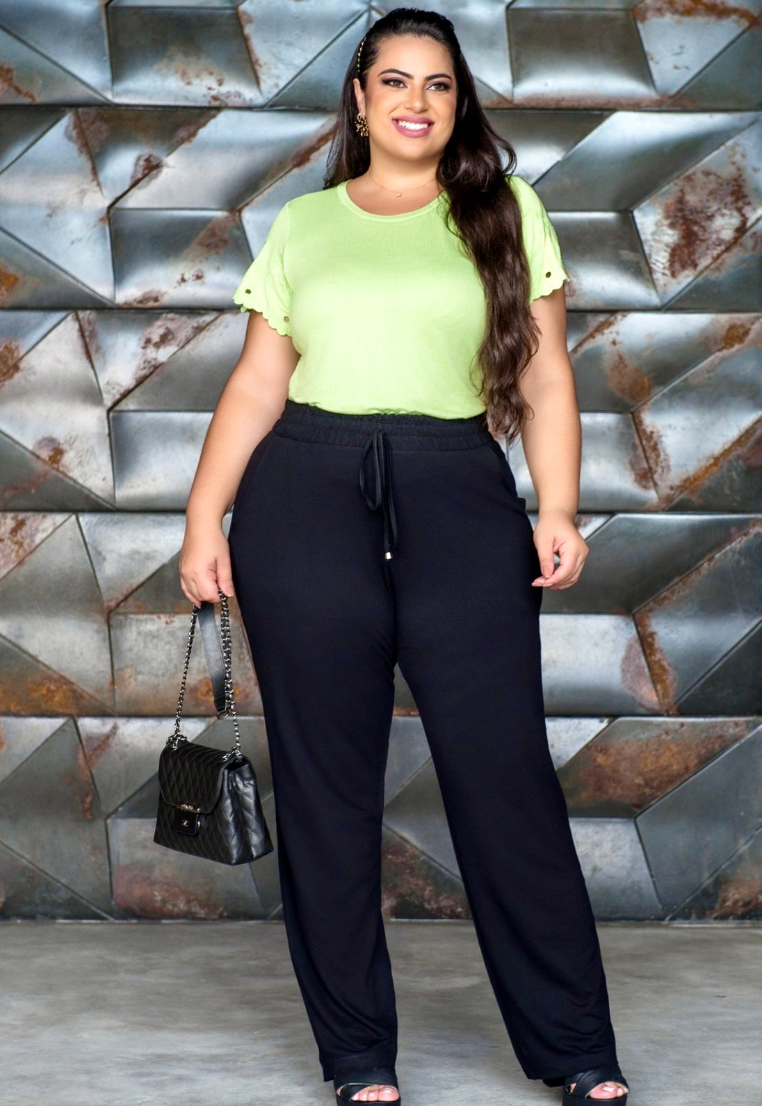 PANTS BLACK LIRA (PLUS)