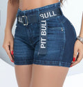 DENIM CLOCHARD W/ BELT