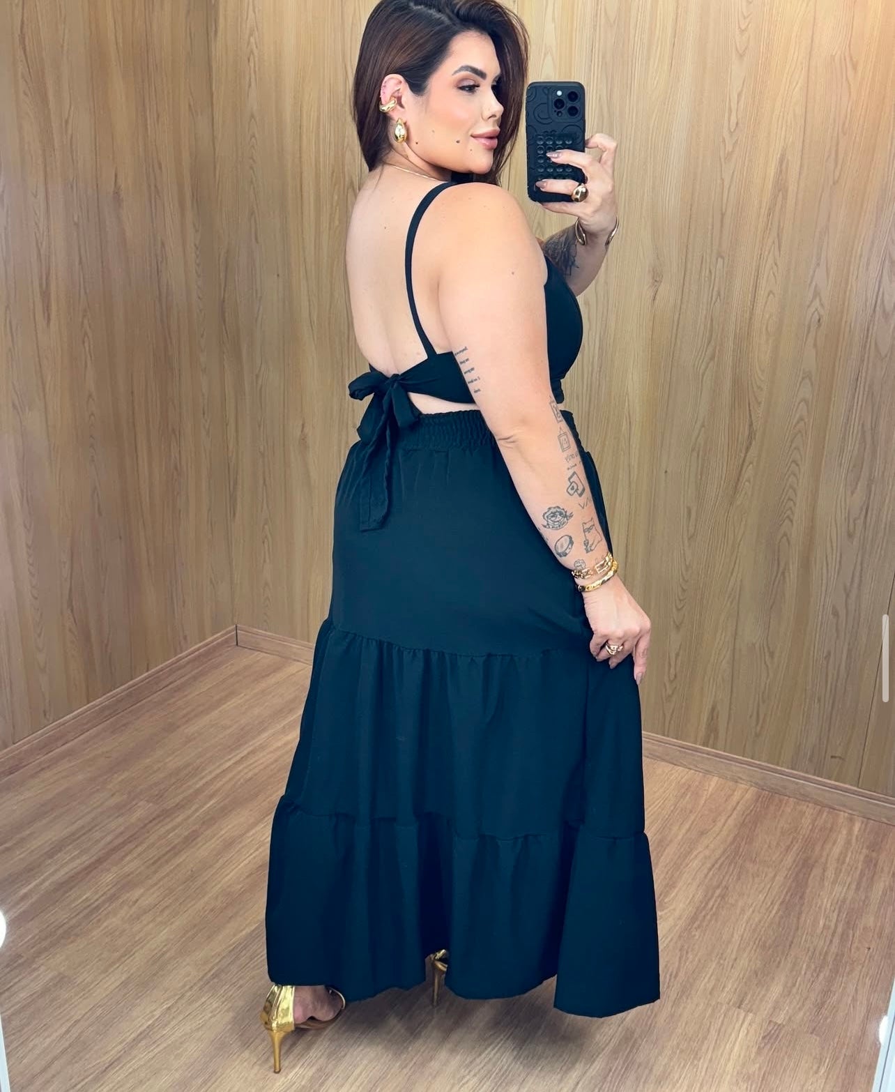 SKIRT LONG SET (PLUS)