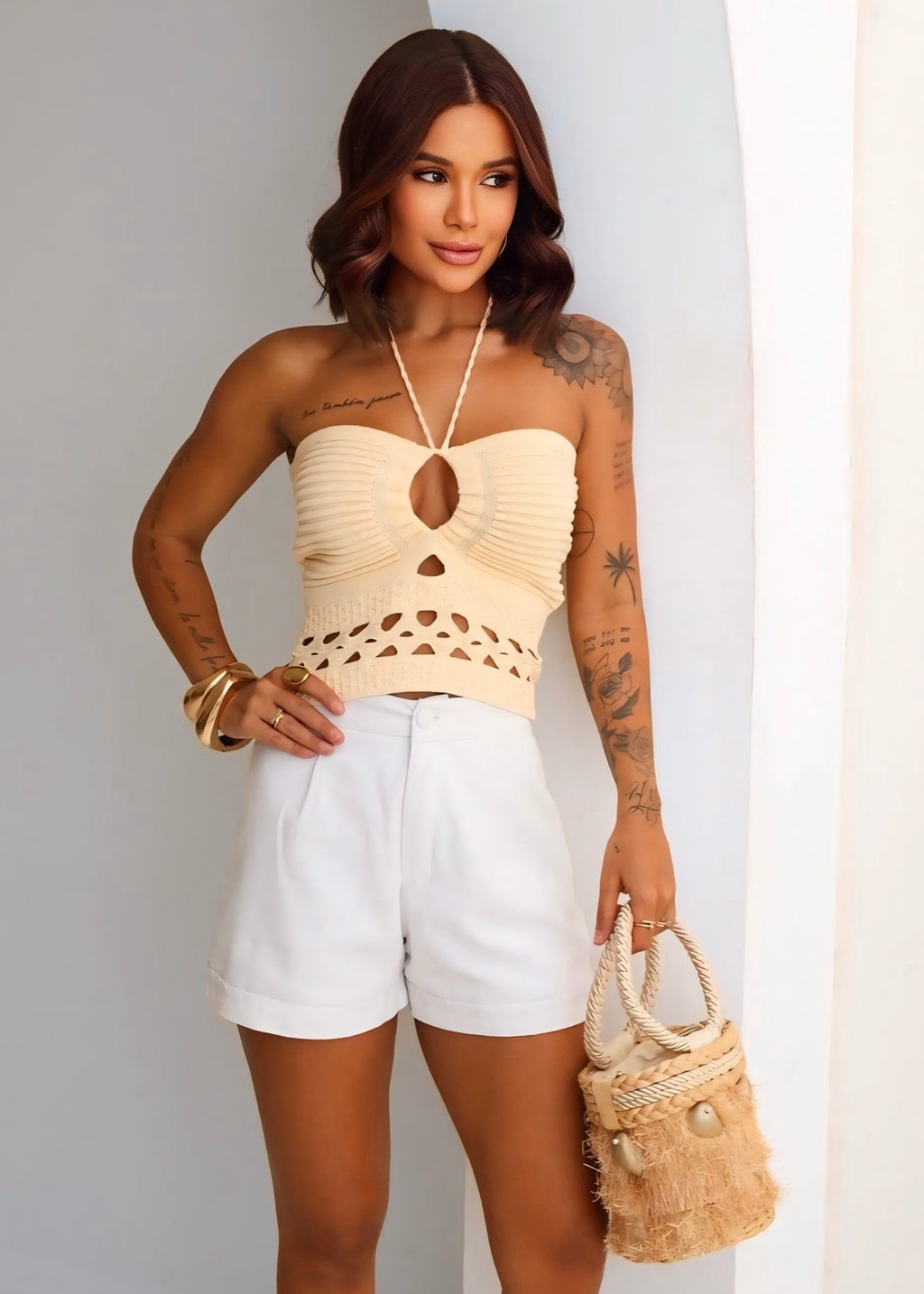 CROPPED KNIT CELINA