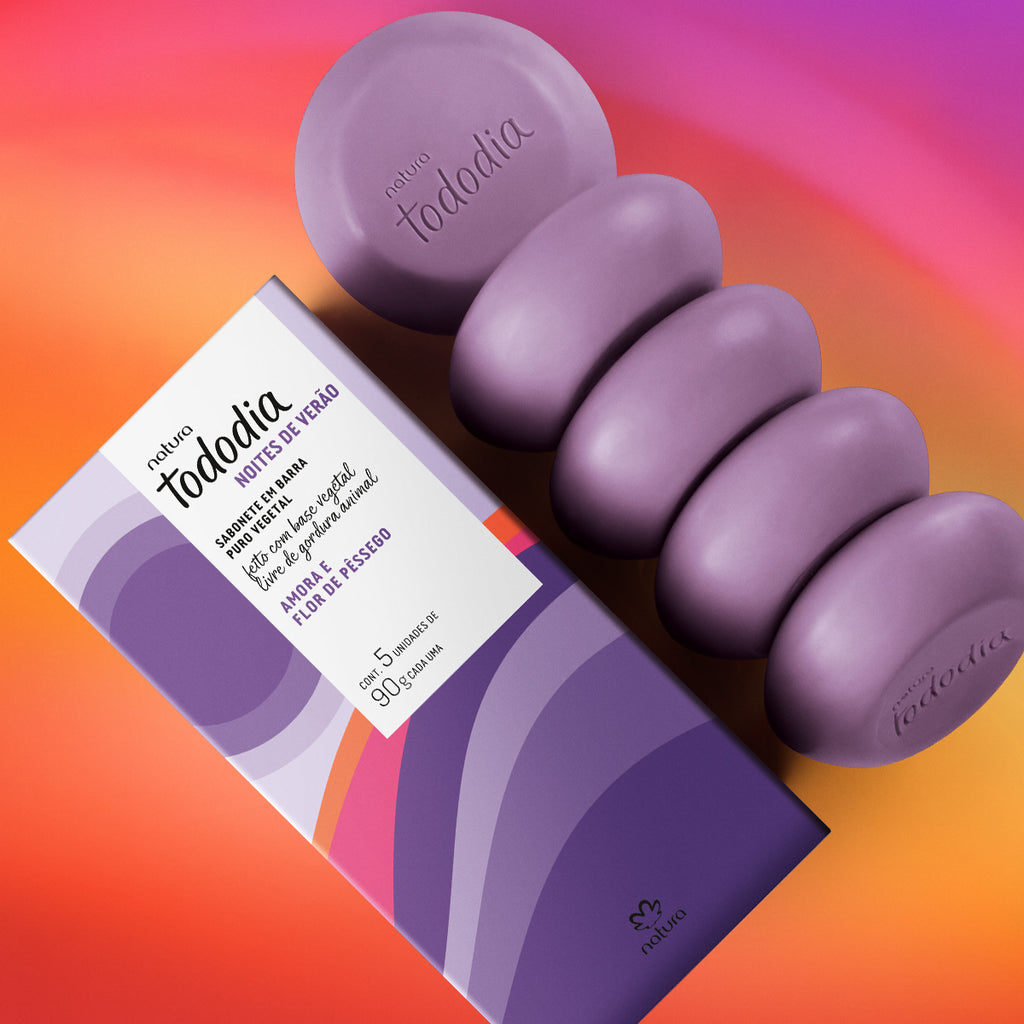 Blackberry and Peach Blossom Pure Vegetable Bar Soap