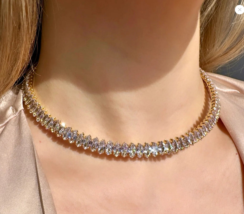 CUBIC ZIRCONIA CHOKER