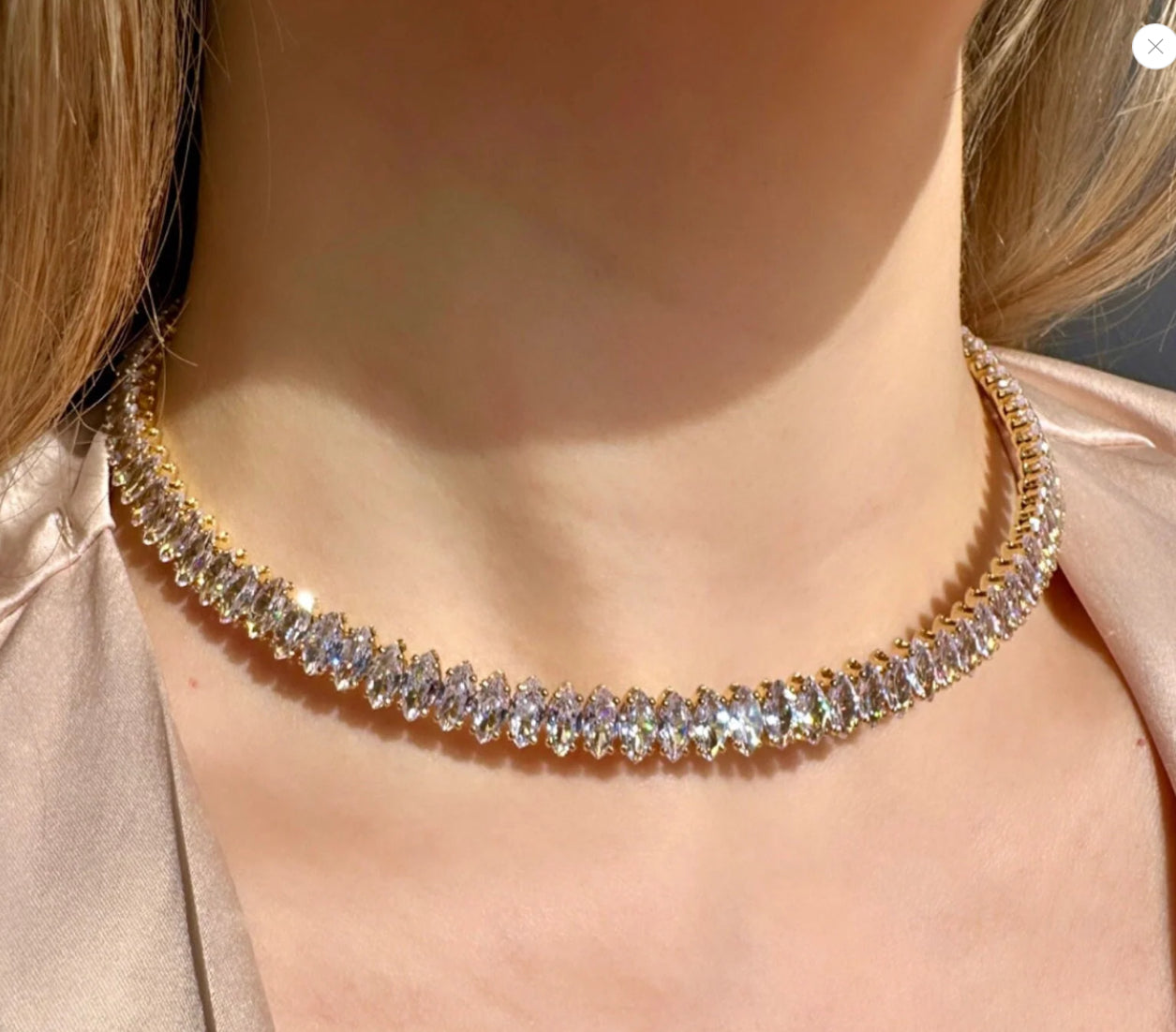 CUBIC ZIRCONIA CHOKER