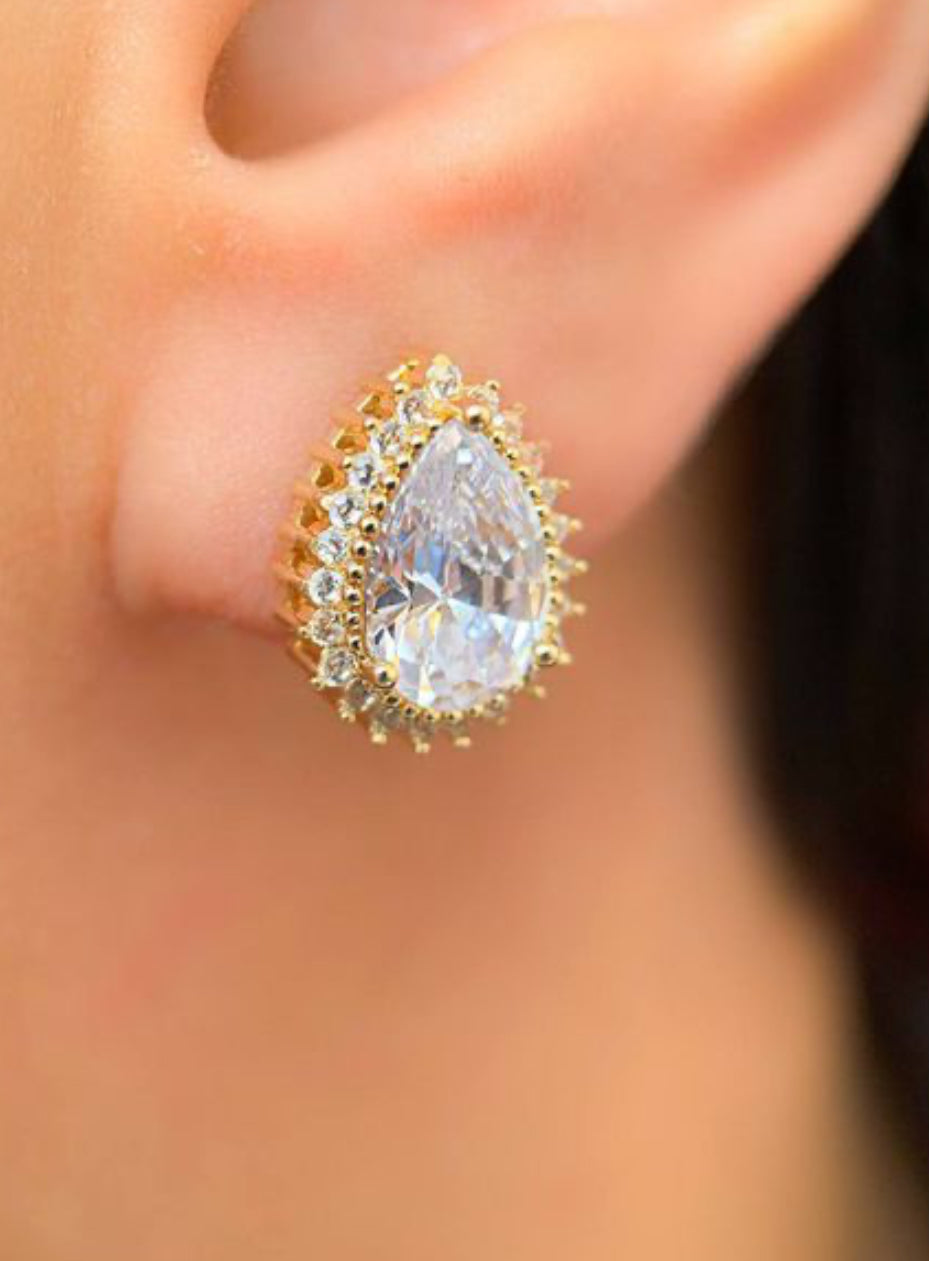 EARRING DROP ZIRCONIA