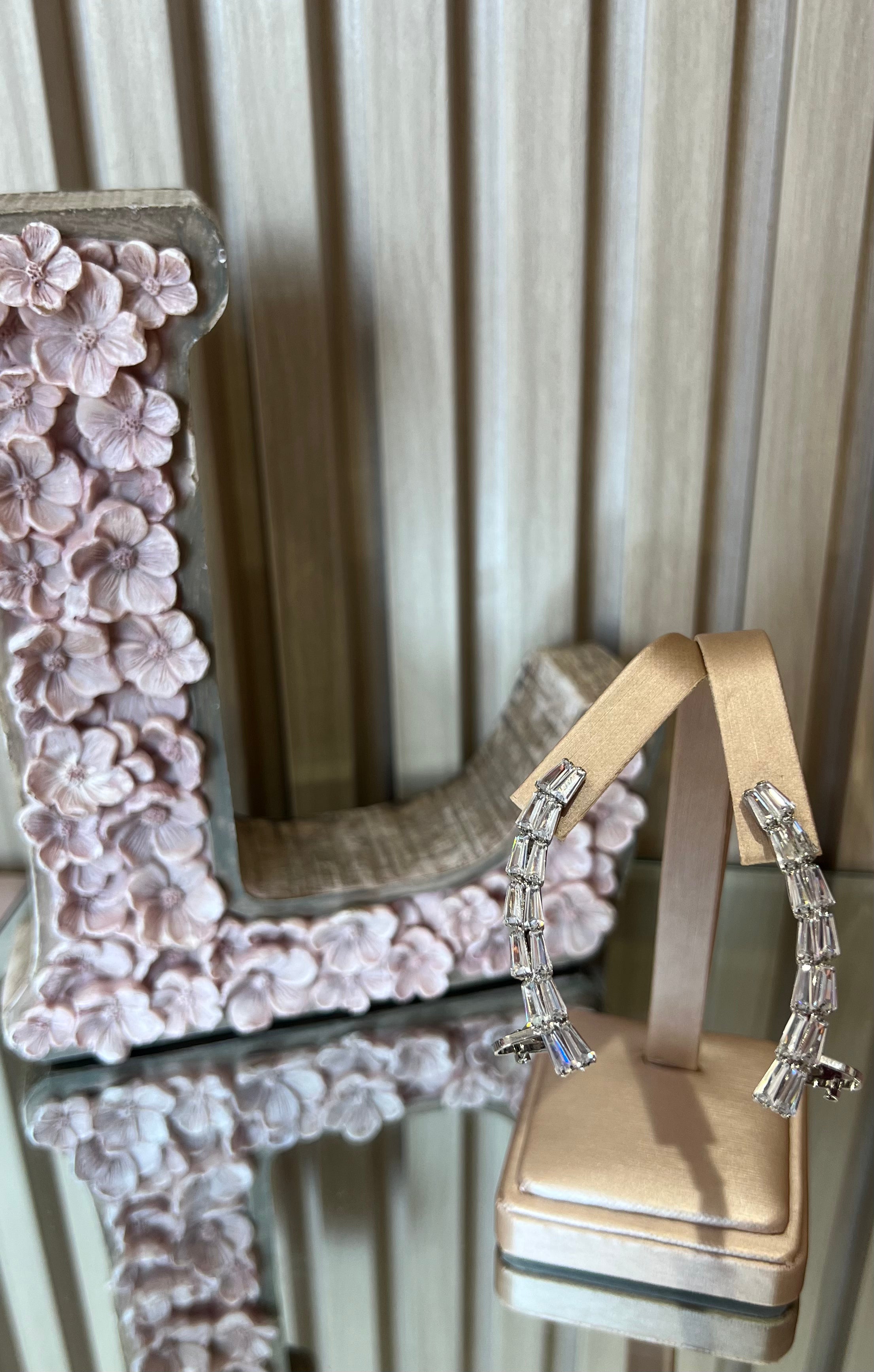 EAR CUFF CUBIC CRYSTAL EARRINGS