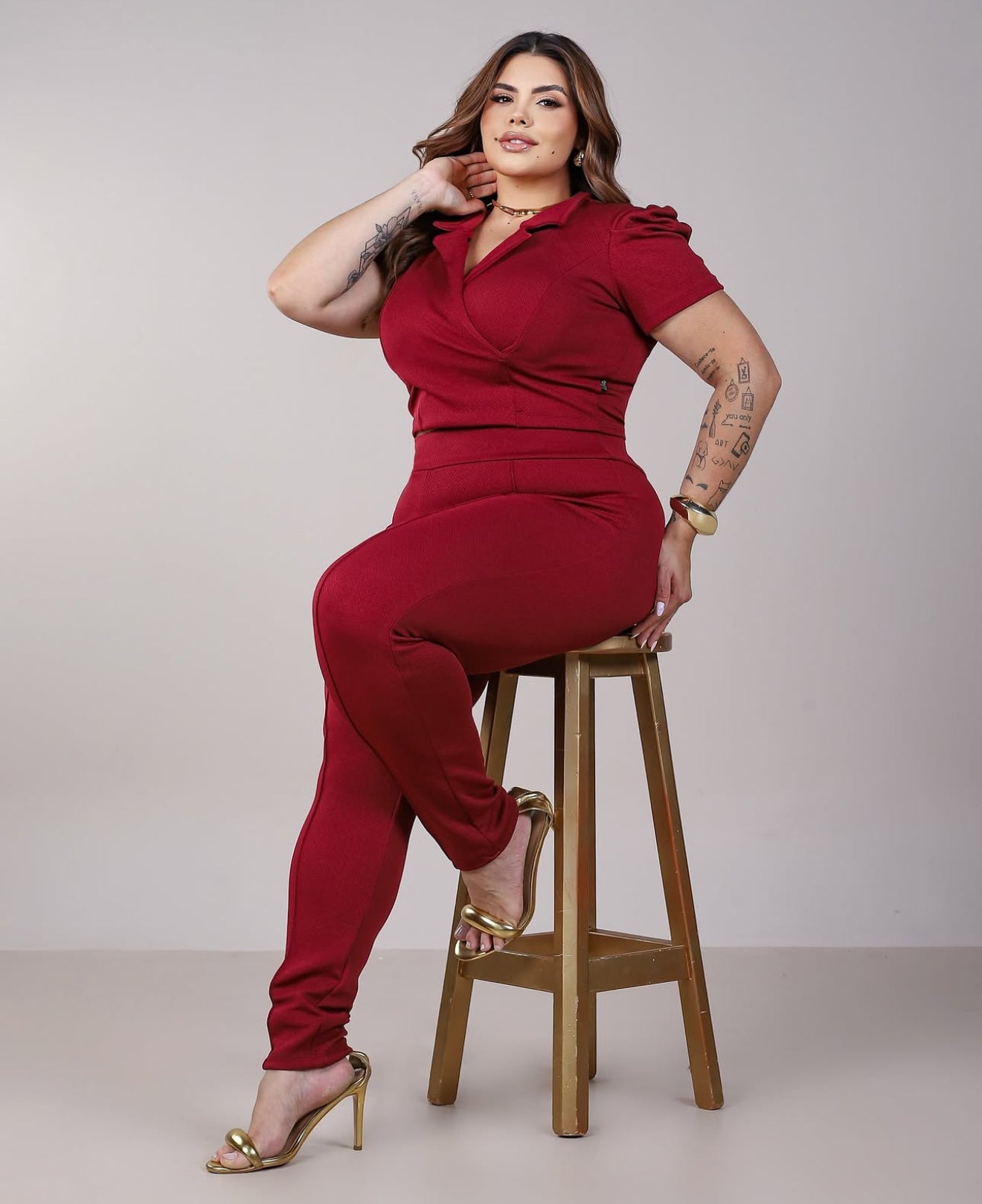 PANTS SET BARBARA (PLUS)