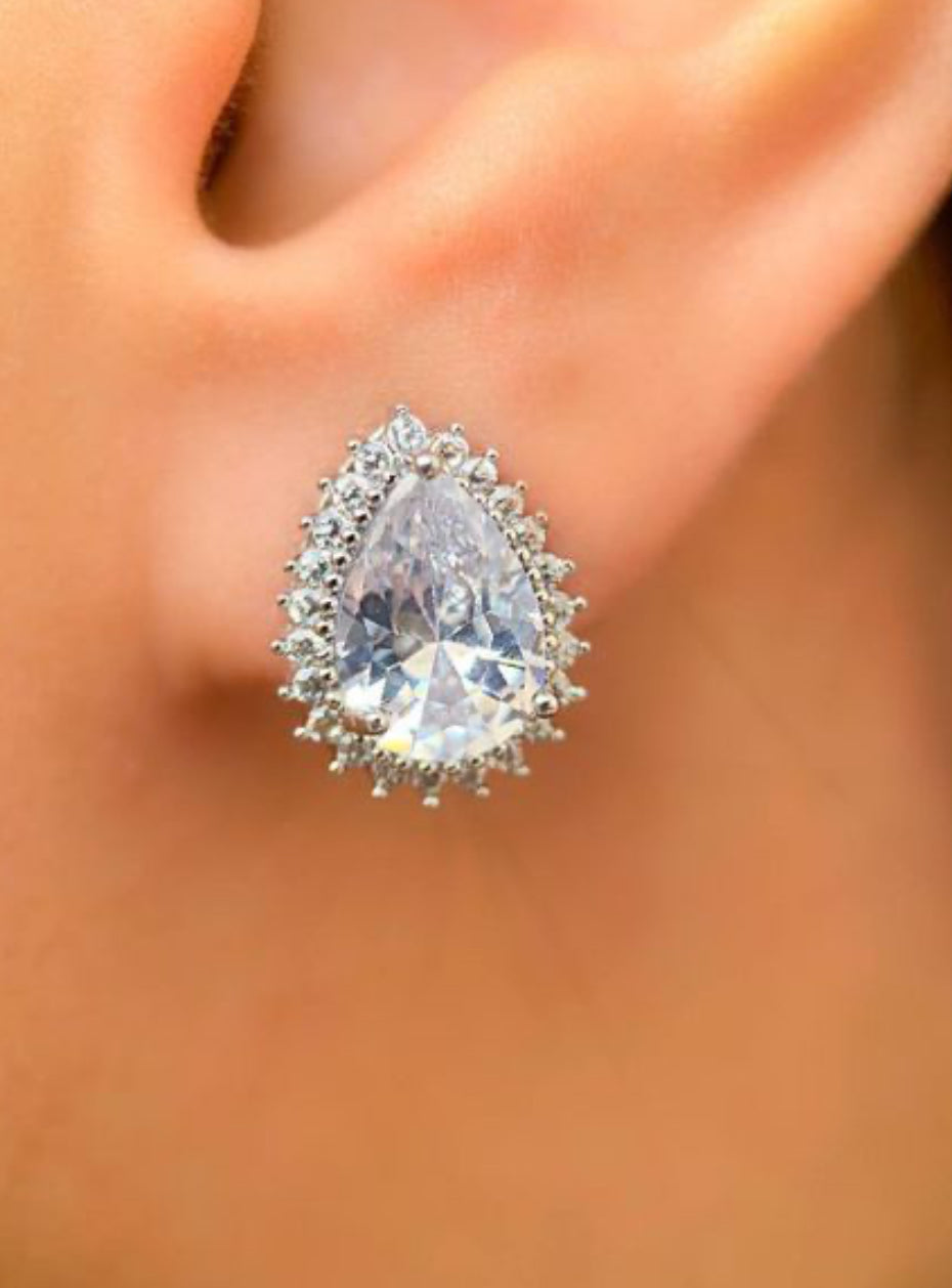 EARRING DROP ZIRCONIA
