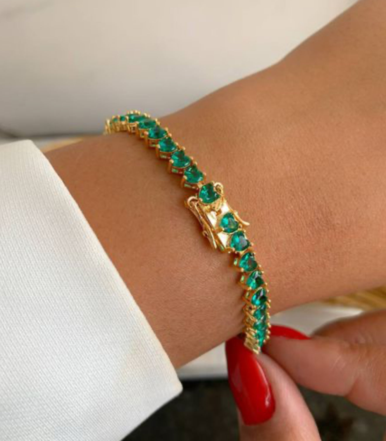 HEART RIVIERA BRACELET