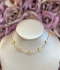 Clover Studded Necklace