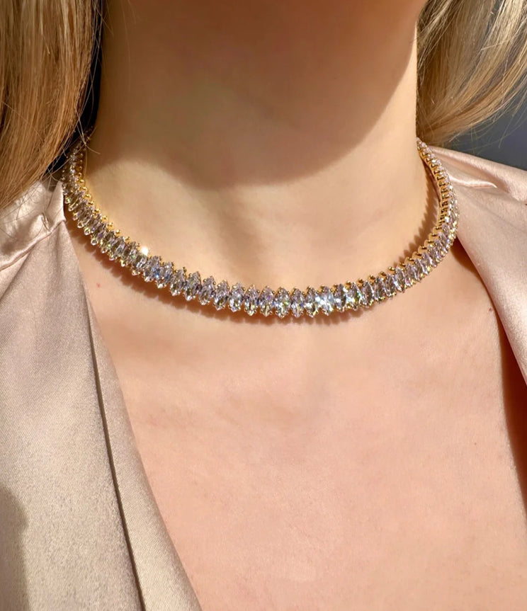 CUBIC ZIRCONIA CHOKER