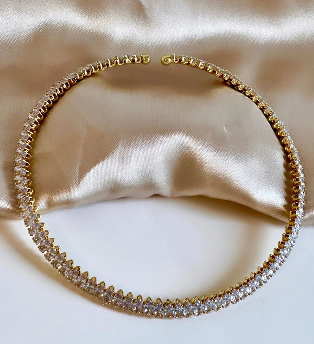 CUBIC ZIRCONIA CHOKER