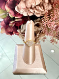 HEART STUDDED RING
