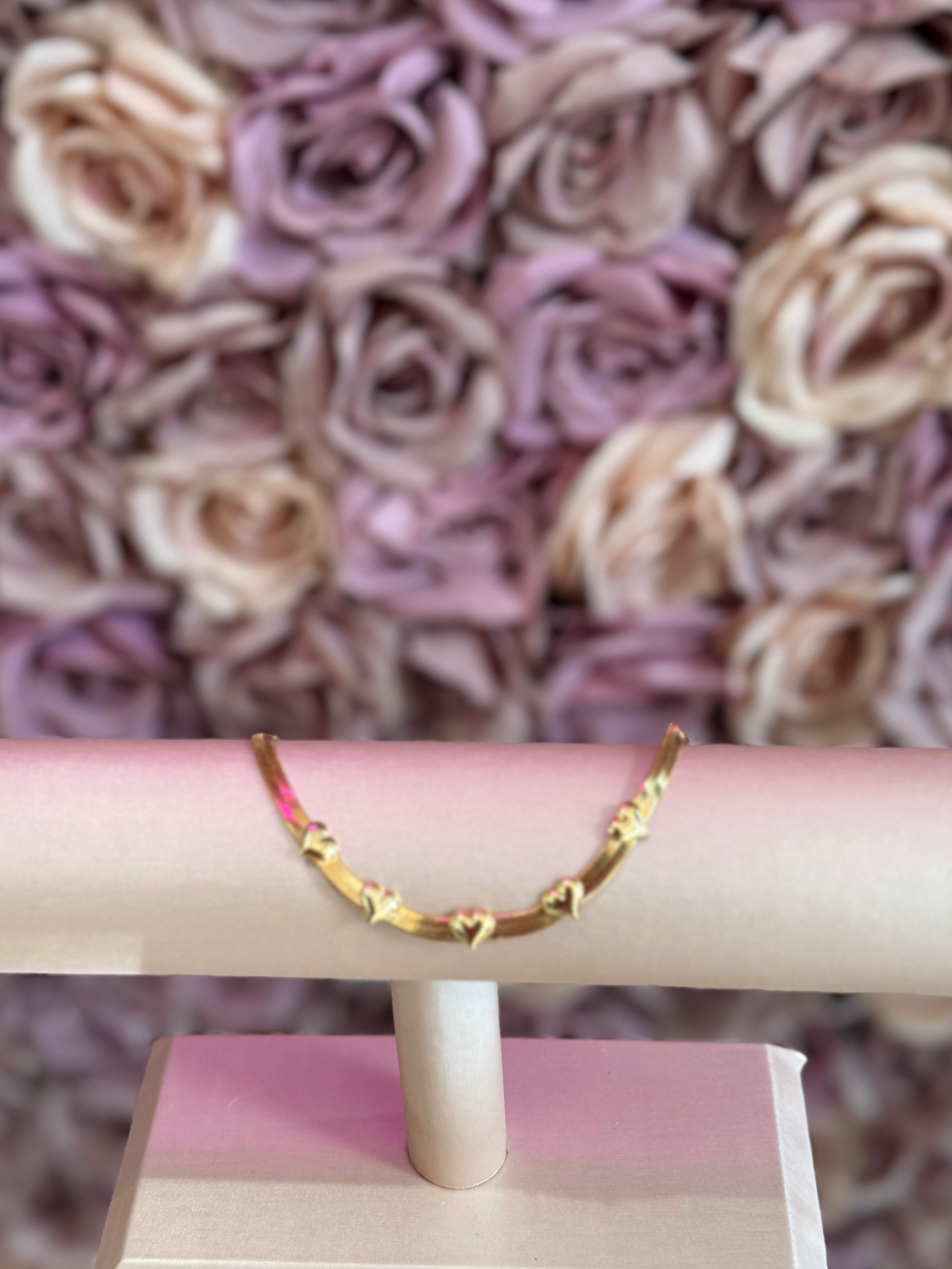 Gold Heart Bracelet