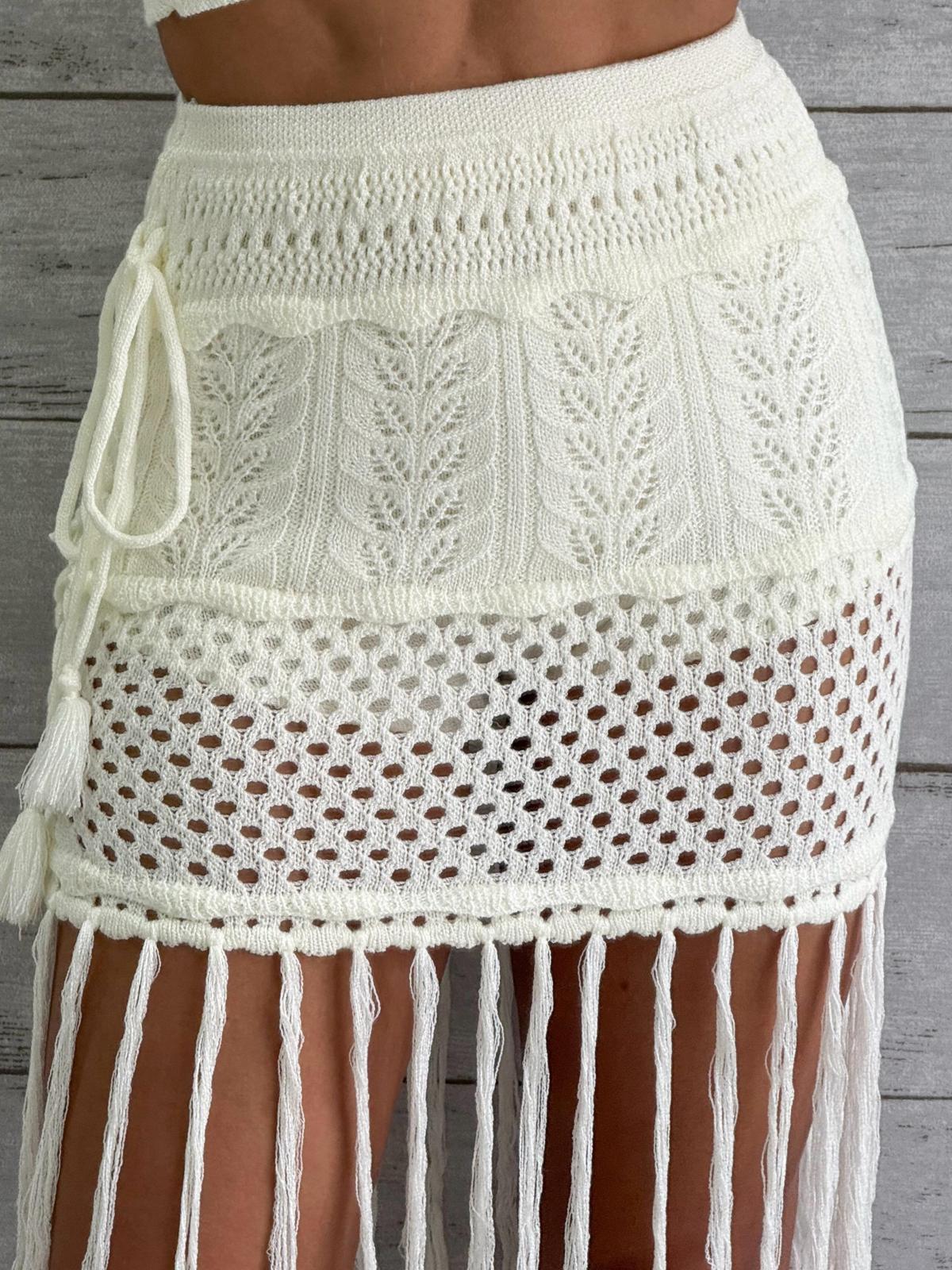 FRINGE SKIRT SET
