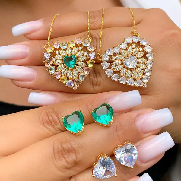 ZIRCONIA NECKLACE SET