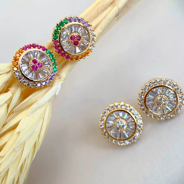 ZIRCONIA PIZZA EARRING