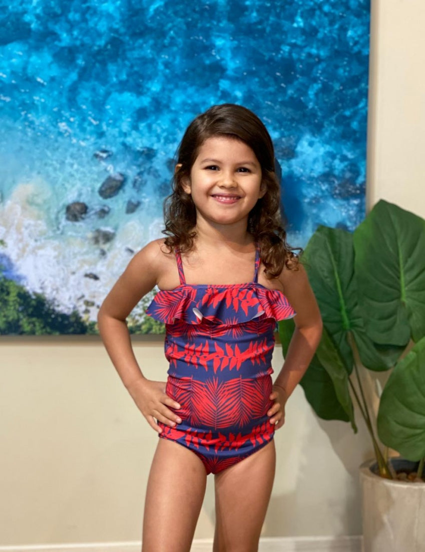 SWIMSUIT INFANT LILA RED